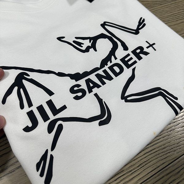 限定希少 ジルサンダー アークテリクス コラボ 半袖 Tシャツ パロディ Jiv47797